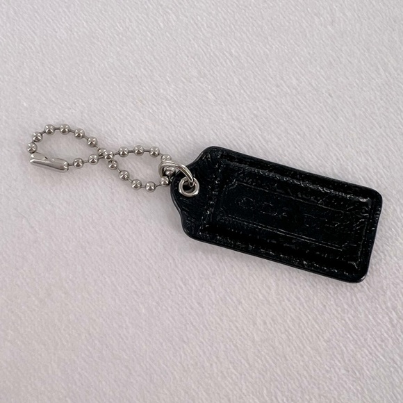Coach Handbags - Coach Black Bag Tag